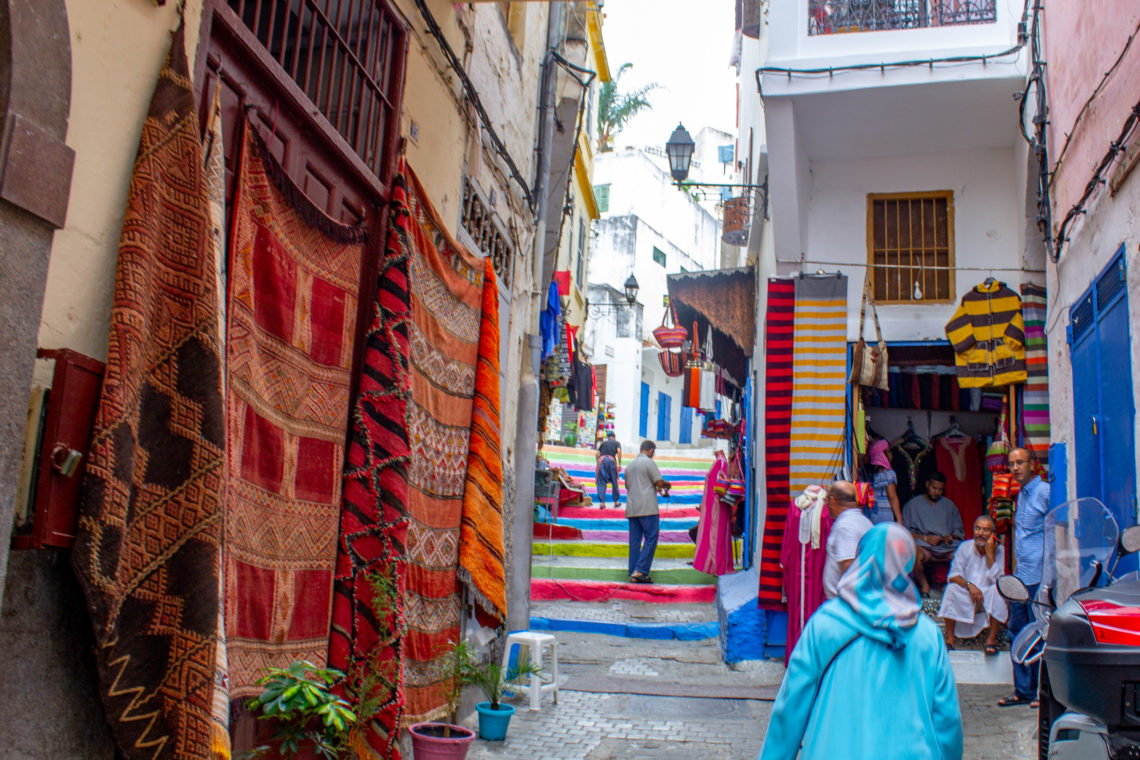 Medina in Tangier where Abdul's store is located.